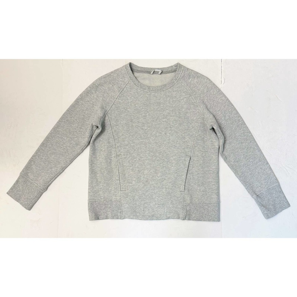 Lululemon Gray Crewneck Pullover Plush Sz‎ 6 P30146